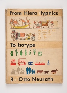 Book cover of 'From Hieroglyphics to Isotype' by Otto Neurath 